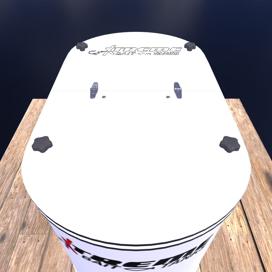 50 Gallon Bait Tank (65 Gal. Total, 42″ x 24″ x 26″) - Image 2